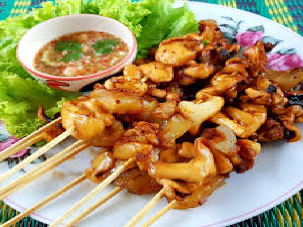 ปลากหมึกย่าง