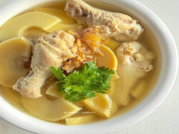 แกงจืดไก่หน่อไม่สด  วันพุธ